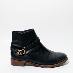 Black Leather Tory Burch Boot